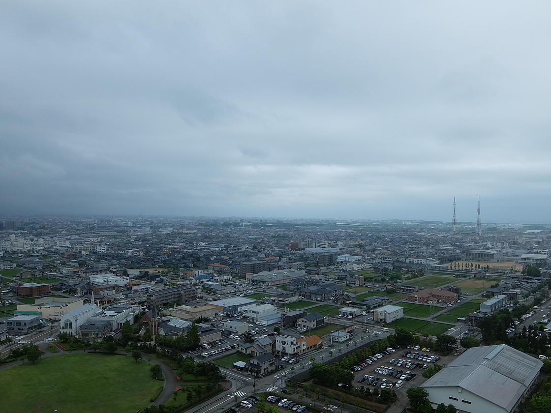 石川県庁の展望室からの眺め1
